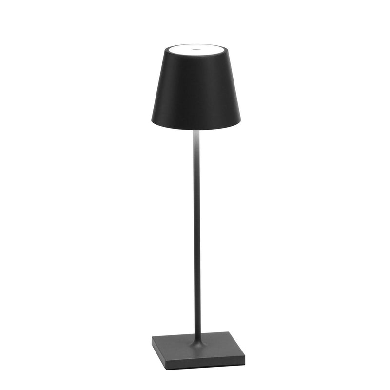 Zafferano LD0340N4 LED Table Lamp, Dark grey