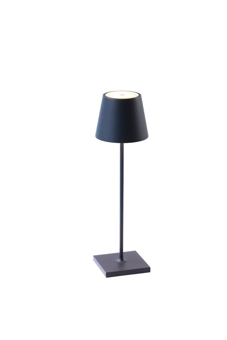 Zafferano LD0340Y4 LED Table Lamp, Steel Blue