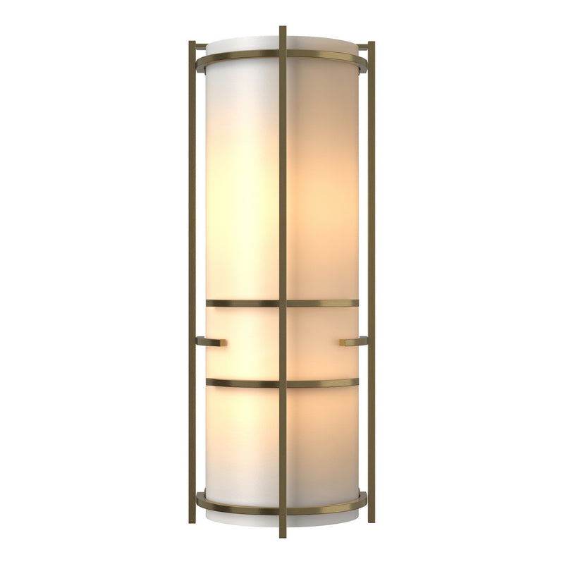 Hubbardton Forge 205910-SKT-86-BB0412 Two Light Wall Sconce, Modern Brass