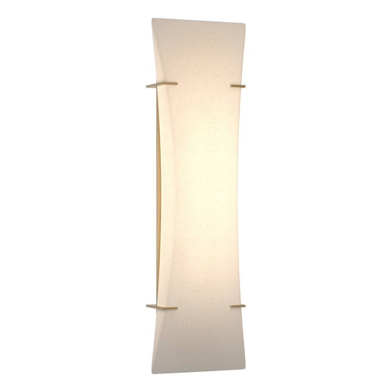 Hubbardton Forge 205950-LED-86-SH1977 LED Wall Sconce, Modern Brass