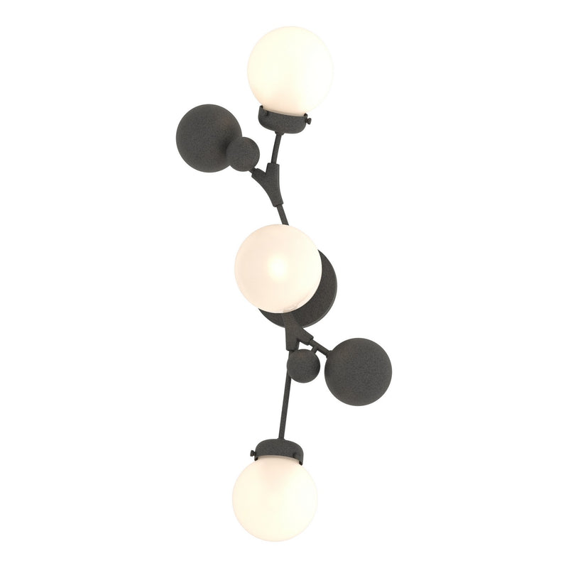 Hubbardton Forge 206050-SKT-20-GG0629 Three Light Wall Sconce, Natural Iron