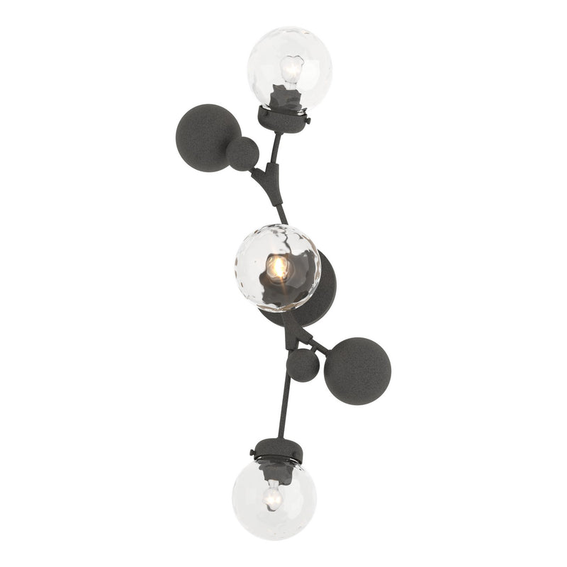 Hubbardton Forge 206050-SKT-20-LL0629 Three Light Wall Sconce, Natural Iron
