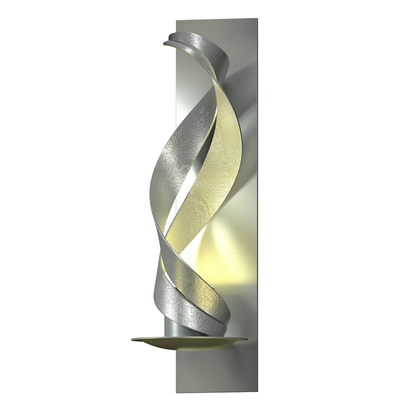Hubbardton Forge 206120-SKT-82 One Light Wall Sconce, Vintage Platinum