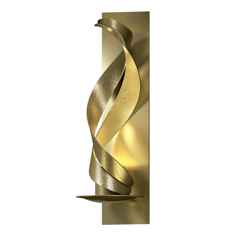 Hubbardton Forge 206120-SKT-86 One Light Wall Sconce, Modern Brass