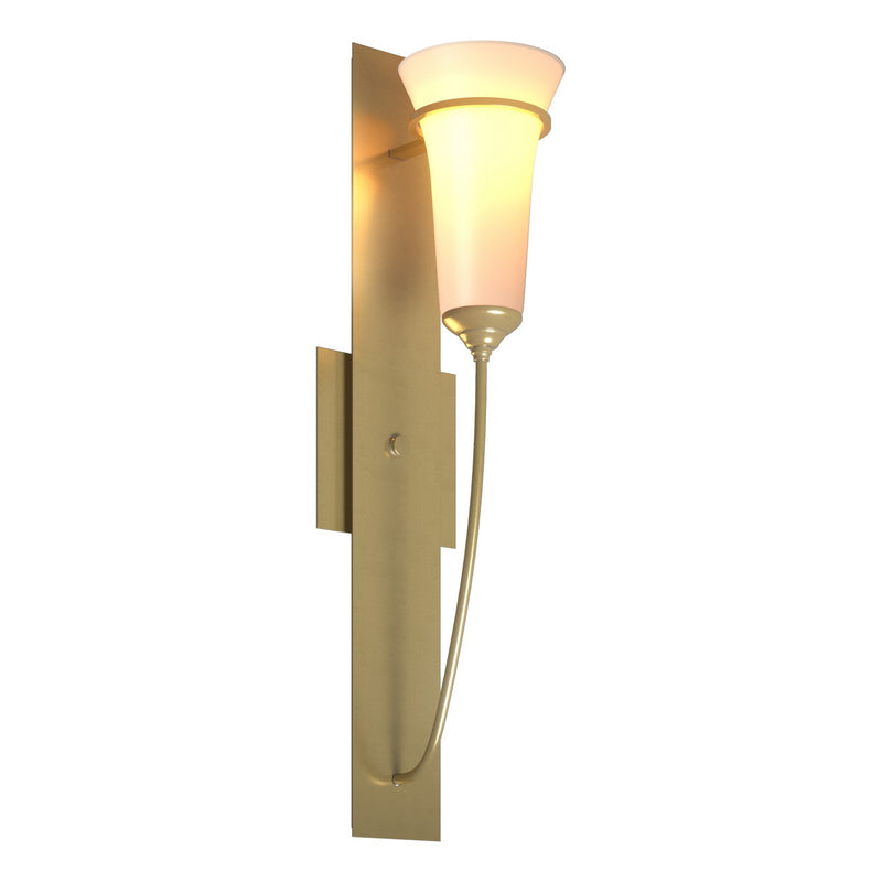 Hubbardton Forge 206251-SKT-86-GG0068 One Light Wall Sconce, Modern Brass
