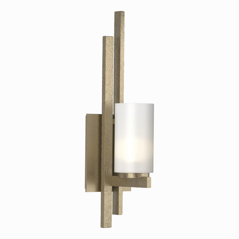 Hubbardton Forge 206301-SKT-LFT-84-GG0168 One Light Wall Sconce, Soft Gold
