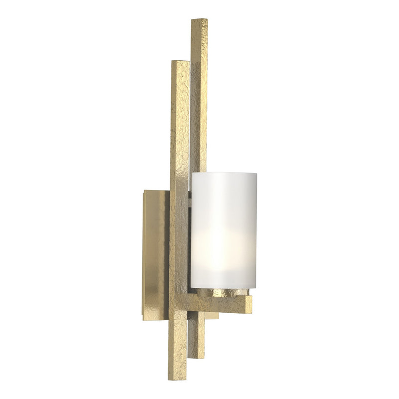 Hubbardton Forge 206301-SKT-LFT-86-GG0168 One Light Wall Sconce, Modern Brass