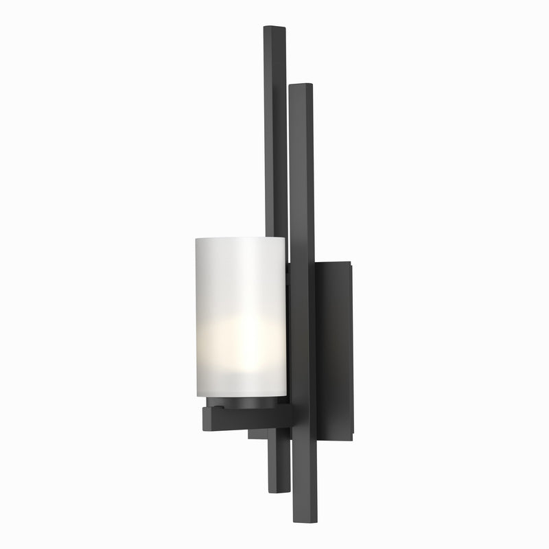 Hubbardton Forge 206301-SKT-RGT-10-GG0168 One Light Wall Sconce, Black