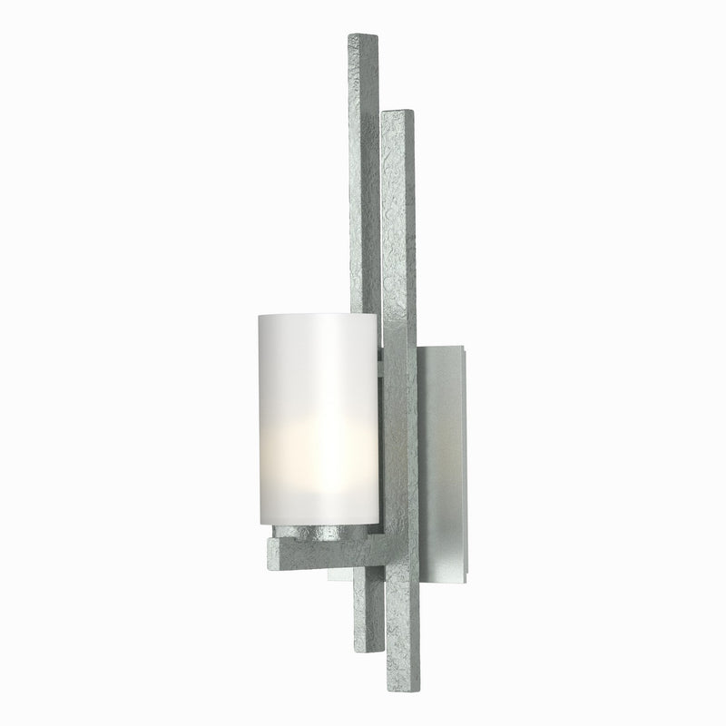 Hubbardton Forge 206301-SKT-RGT-82-GG0168 One Light Wall Sconce, Vintage Platinum