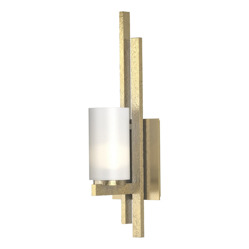 Hubbardton Forge 206301-SKT-RGT-86-GG0168 One Light Wall Sconce, Modern Brass