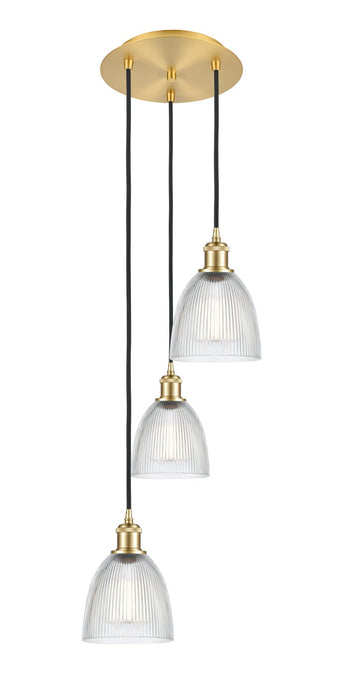 Innovations 113B-3P-SG-G382 LED Pendant, Satin Gold