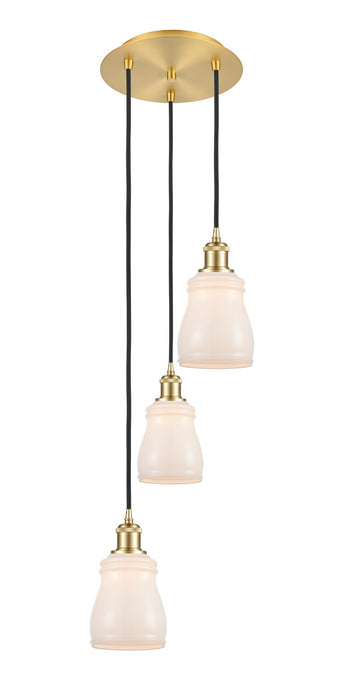 Innovations 113B-3P-SG-G391 LED Pendant, Satin Gold