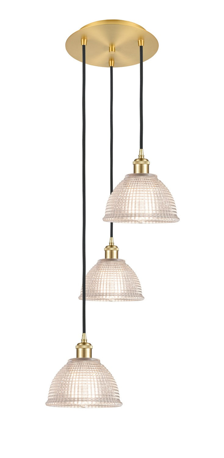 Innovations 113B-3P-SG-G422 LED Pendant, Satin Gold