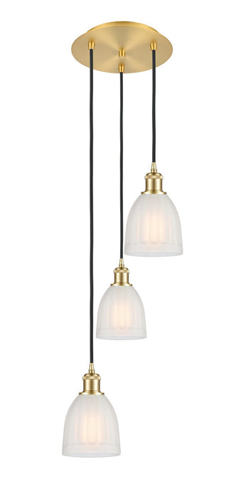 Innovations 113B-3P-SG-G441 LED Pendant, Satin Gold
