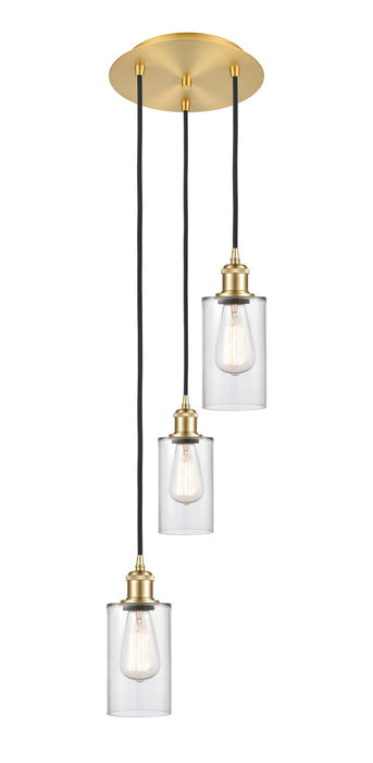 Innovations 113B-3P-SG-G802 LED Pendant, Satin Gold