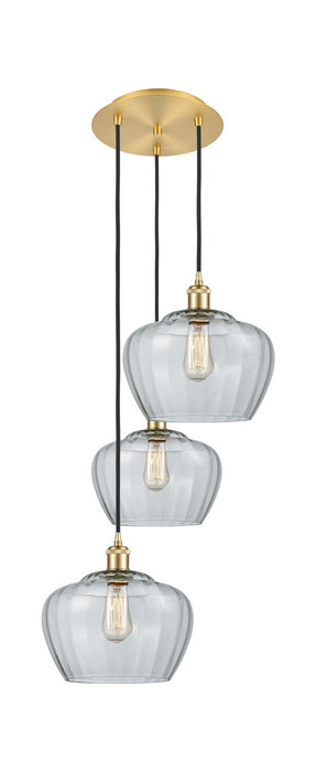 Innovations 113B-3P-SG-G92-L LED Pendant, Satin Gold