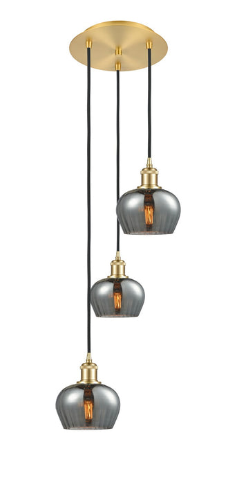 Innovations 113B-3P-SG-G93 LED Pendant, Satin Gold