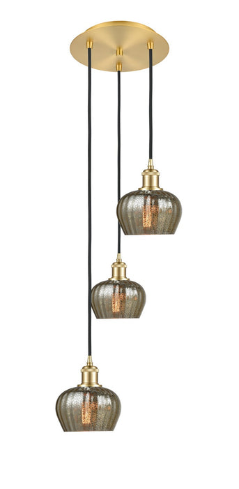 Innovations 113B-3P-SG-G96 LED Pendant, Satin Gold