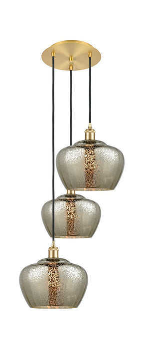 Innovations 113B-3P-SG-G96-L LED Pendant, Satin Gold