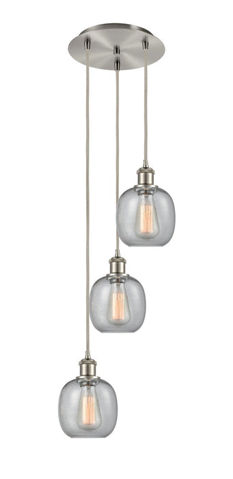 Innovations 113B-3P-SN-G104 LED Pendant, Brushed Satin Nickel