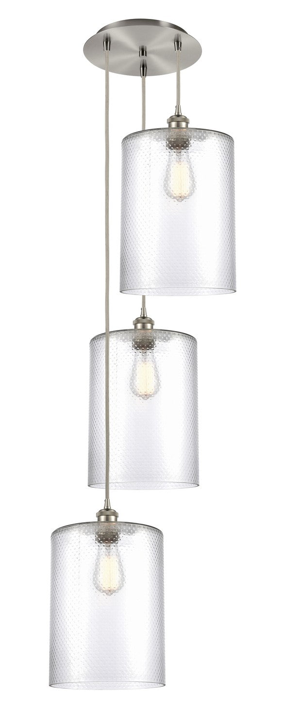 Innovations 113B-3P-SN-G112-L LED Pendant, Brushed Satin Nickel