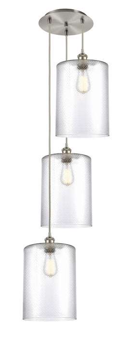 Innovations 113B-3P-SN-G112-L LED Pendant, Brushed Satin Nickel
