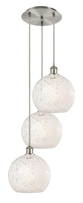 Innovations 113B-3P-SN-G1216-10WM LED Pendant, Brushed Satin Nickel