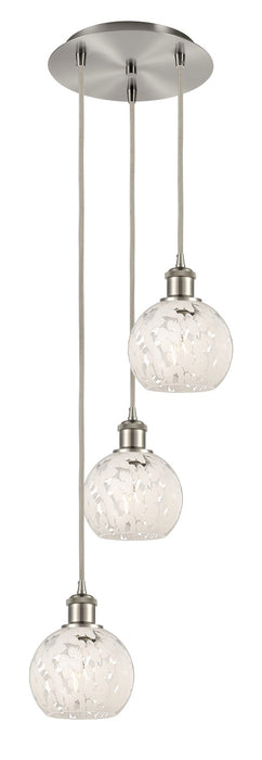 Innovations 113B-3P-SN-G1216-6WM LED Pendant, Brushed Satin Nickel