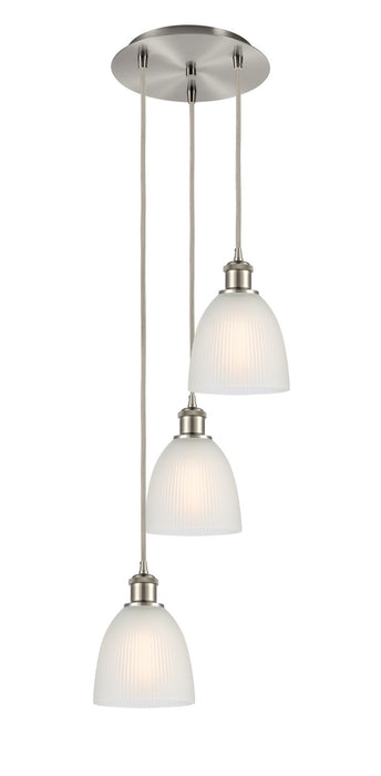Innovations 113B-3P-SN-G381 LED Pendant, Brushed Satin Nickel