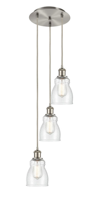 Innovations 113B-3P-SN-G394 LED Pendant, Brushed Satin Nickel