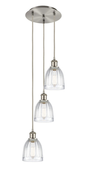 Innovations 113B-3P-SN-G442 LED Pendant, Brushed Satin Nickel