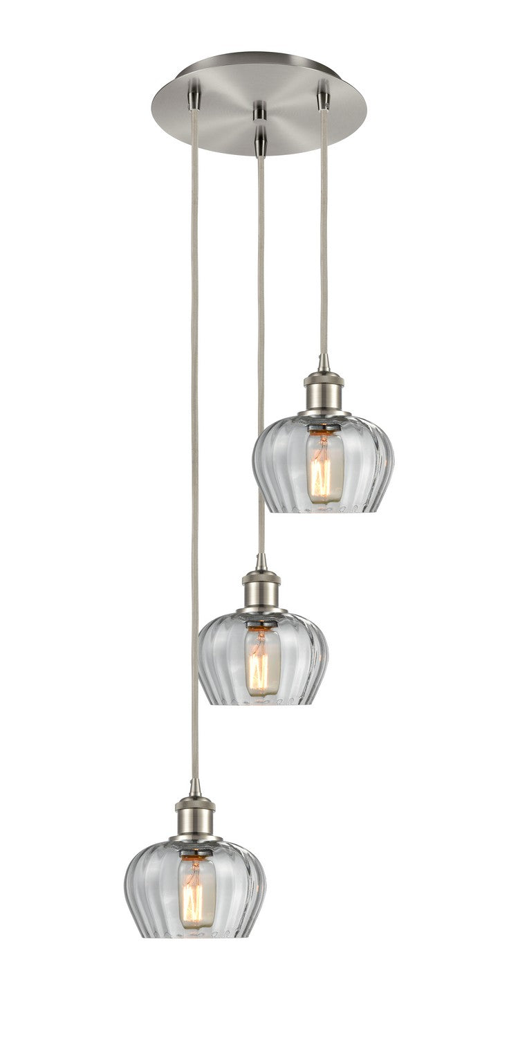 Innovations 113B-3P-SN-G92 LED Pendant, Brushed Satin Nickel