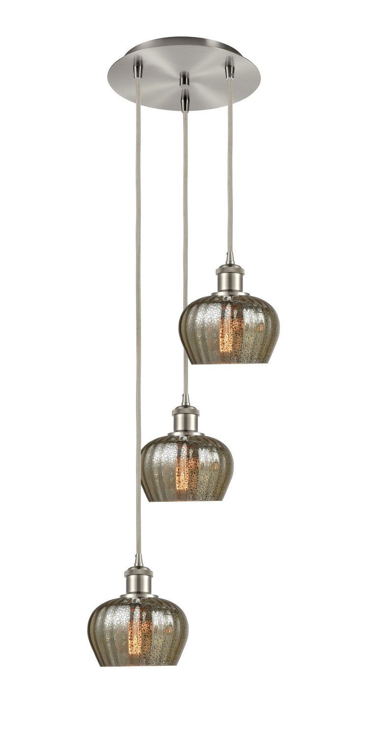Innovations 113B-3P-SN-G96 LED Pendant, Brushed Satin Nickel
