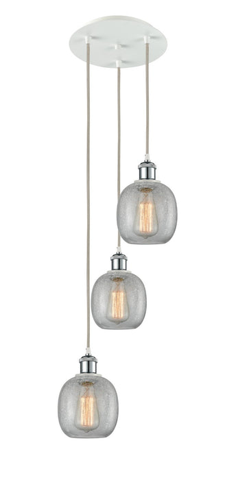 Innovations 113B-3P-WPC-G105 LED Pendant, White Polished Chrome