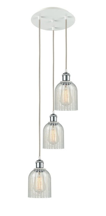 Innovations 113B-3P-WPC-G2511 LED Pendant, White Polished Chrome