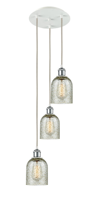 Innovations 113B-3P-WPC-G259 LED Pendant, White Polished Chrome