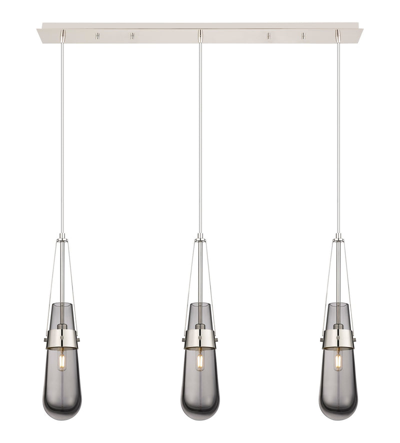 Innovations 123-452-1P-PN-G452-4SM LED Linear Pendant, Polished Nickel