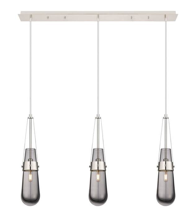 Innovations 123-452-1P-PN-G452-4SM LED Linear Pendant, Polished Nickel