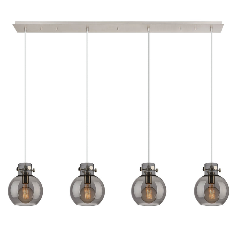 Innovations 124-410-1PS-PN-G410-8SM LED Linear Pendant, Polished Nickel