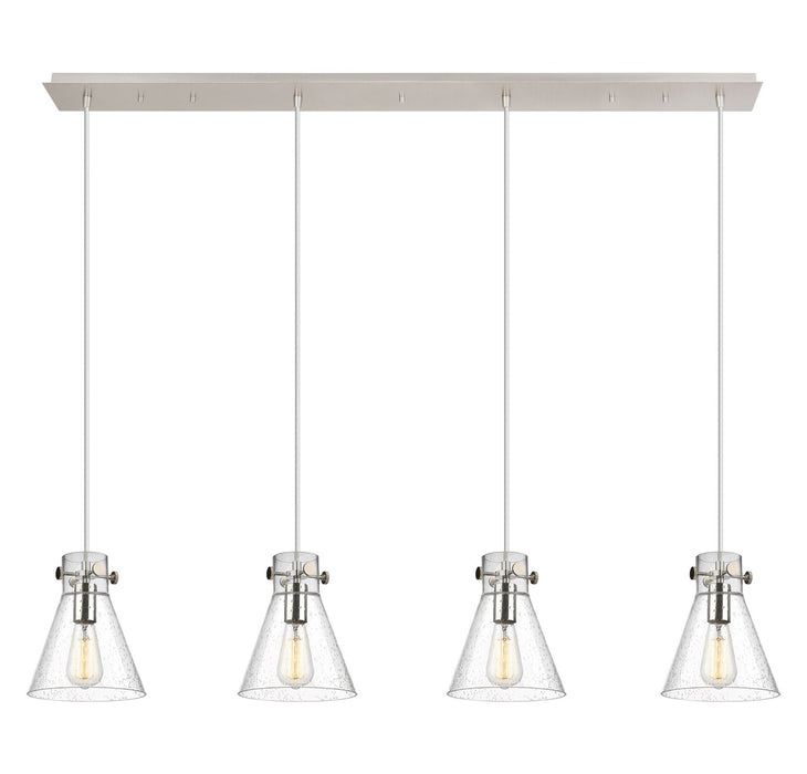 Innovations 124-410-1PS-PN-G411-8SDY Nine Light Linear Pendant, Polished Nickel