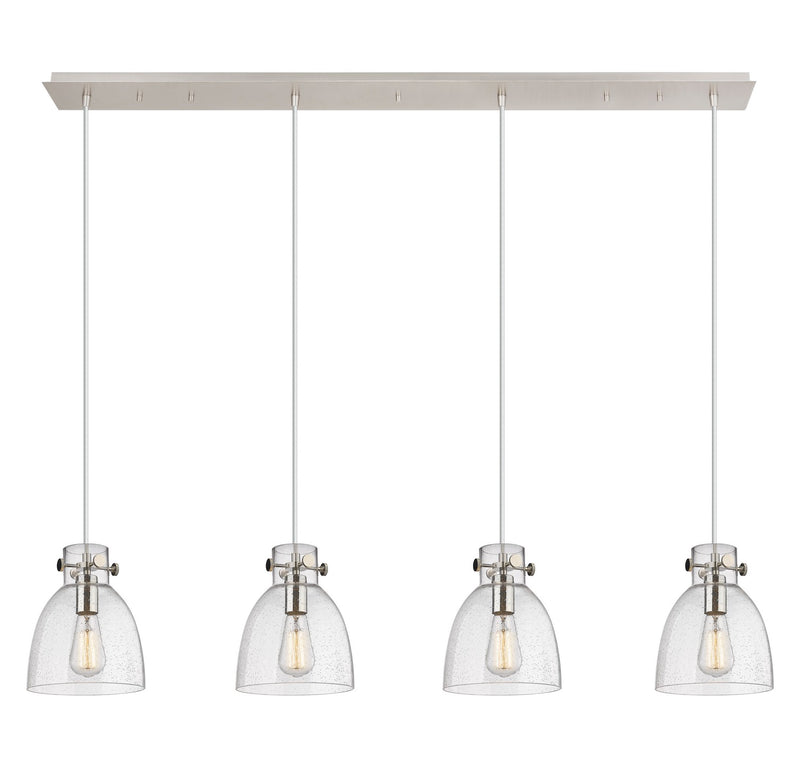 Innovations 124-410-1PS-PN-G412-8SDY One Light Linear Pendant, Polished Nickel