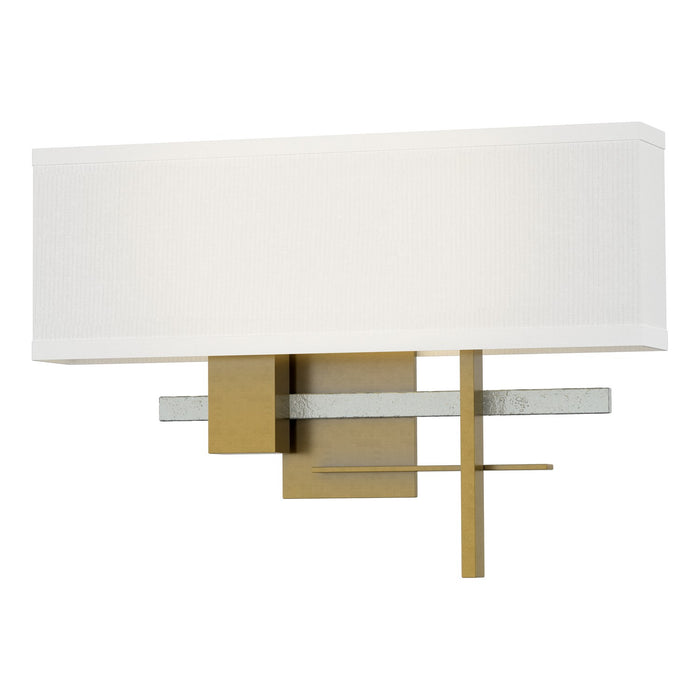 Hubbardton Forge 206350-SKT-86-82-SF1606 LED Wall Sconce, Modern Brass