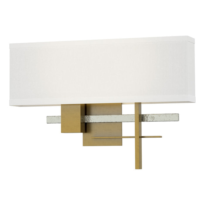 Hubbardton Forge 206350-SKT-86-85-SF1606 LED Wall Sconce, Modern Brass