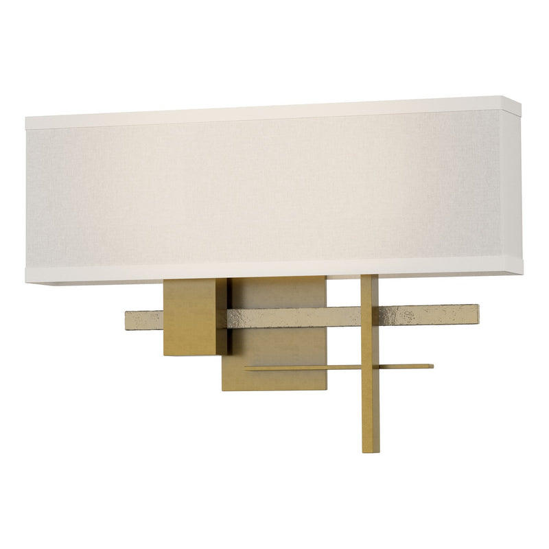 Hubbardton Forge 206350-SKT-86-86-SE1606 LED Wall Sconce, Modern Brass