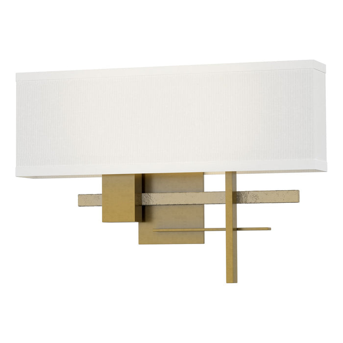 Hubbardton Forge 206350-SKT-86-86-SF1606 LED Wall Sconce, Modern Brass