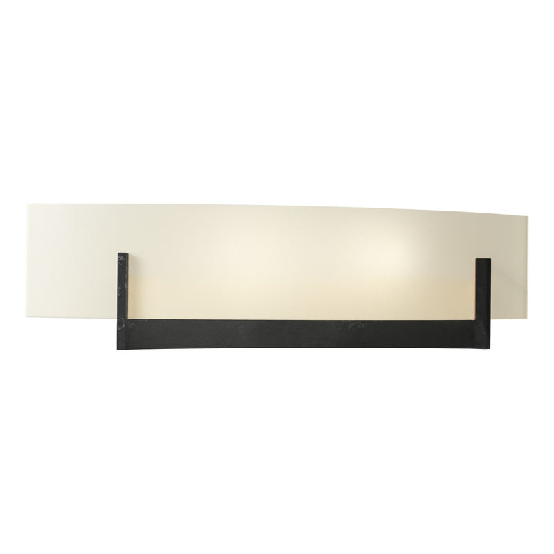 Hubbardton Forge 206401-SKT-10-GG0324 Two Light Wall Sconce, Black