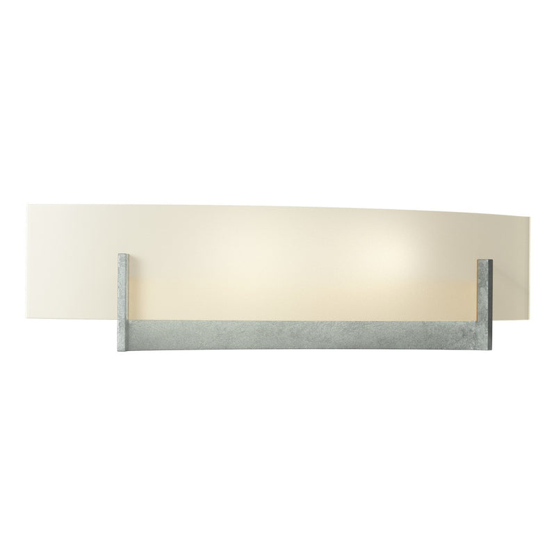 Hubbardton Forge 206401-SKT-82-GG0324 Two Light Wall Sconce, Vintage Platinum