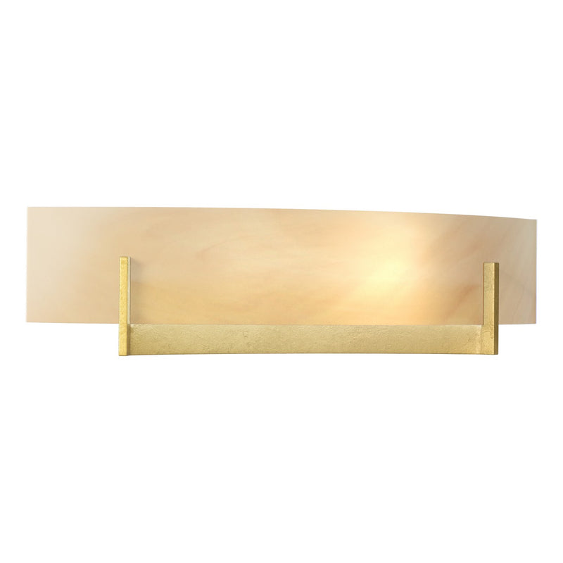 Hubbardton Forge 206401-SKT-86-AA0324 Two Light Wall Sconce, Modern Brass