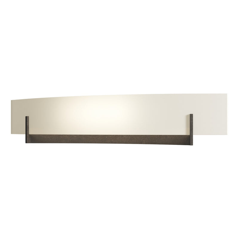 Hubbardton Forge 206410-SKT-05-GG0328 Two Light Wall Sconce, Bronze