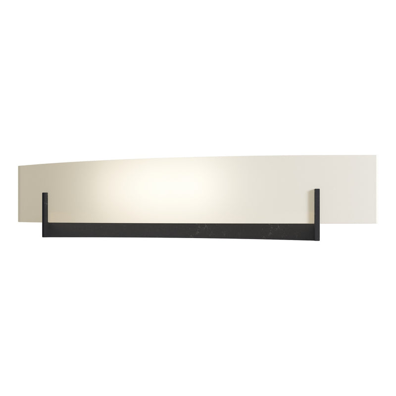 Hubbardton Forge 206410-SKT-10-GG0328 Two Light Wall Sconce, Black